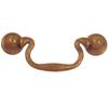 MANIGLIA IN OTTONE PATINATO 03019