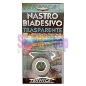 NASTRO BI-ADESIVO TRASPARENTE 19MM X 5 MT