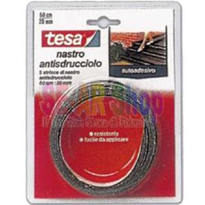 NASTRO ANTISCIVOLO NERO 5 STRISCIE mm.20x600 BLISTER