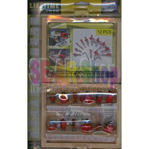SET FRESE LEGNO CONF 12PZ PER FRESATRICI