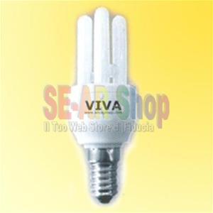 LAMPADINA ECONOMY "6 TUBI" ELETTRONICA E14 6UT2