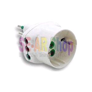 ADATTATORE TRIPLO 10/A + SK USCITA PICCOLA 10/A 82210
