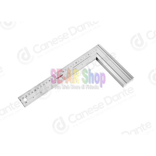 23630-01 - SQUADRA FALEGNAME INOX CM.30 (Cm. 30) - TOLSEN